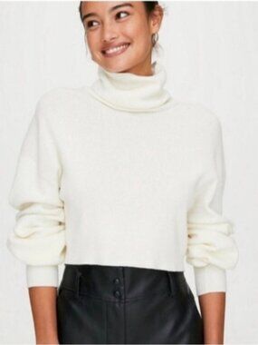 Wilfred Cream Rebecca Sweater XS 55% Woll 45% Cotton